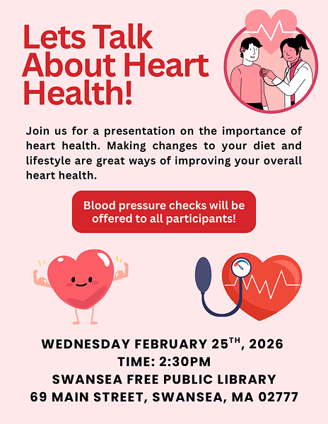 Lets Talk About Heart Health! flyer